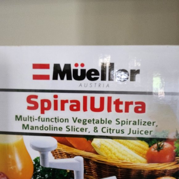Mueller Spiral Ultra Multi-Function Vegetable Spiralizer/Mandoline Slicer/Citrus - Picture 2 of 8